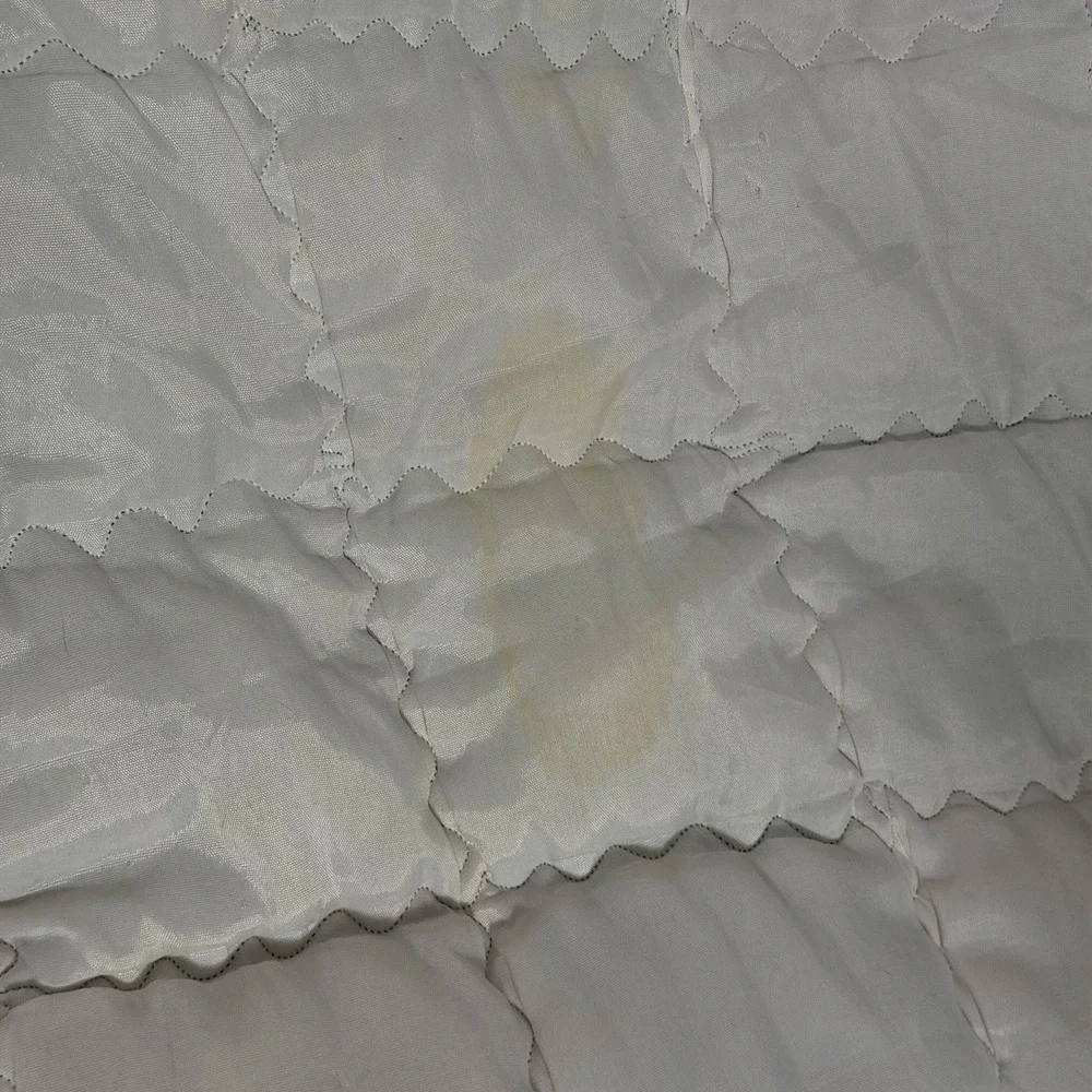 VTG 70s 80s Velvet Quilt Bedspread Patchwork Hippie Boho Blanket Queen 107x82‎